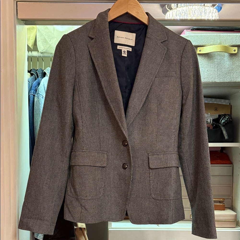 Banana Republic Charcoal Blazer